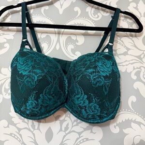 4/$25 • La Senza Beyond Sexy Forest Green Push Up‎ Bra